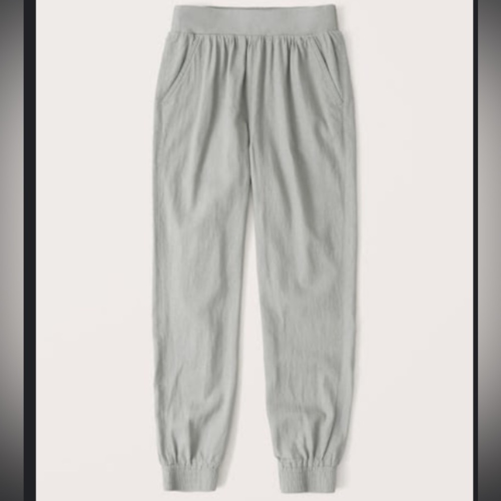 Abercrombie & Fitch Linen Joggers